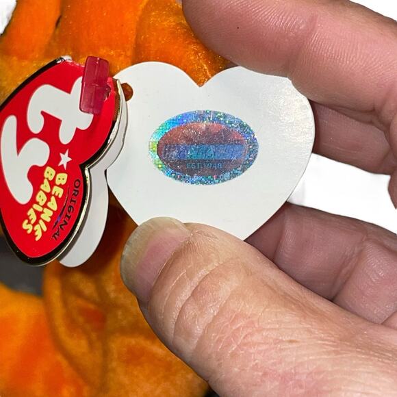 Ty Beanie Babies Plush Jeff Burton NASCAR 31 Cingular Stuffed Animal 9” Race NEW - Picture 8 of 13